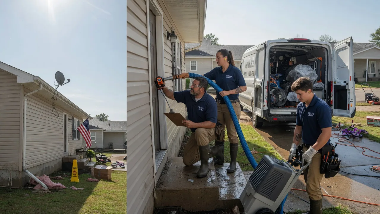 Ceiling Water Damage Restoration in Losantville, IN near me